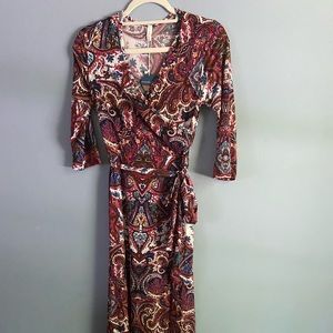 Pink blush maternity maxi dress